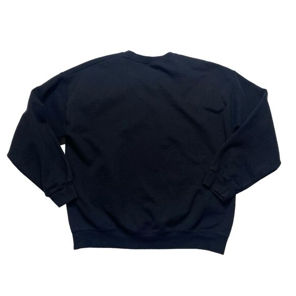 Golden Heavy Blend Nirvana Smiley Face Sweatshirt Black Sz XL - Picture 5 of 11